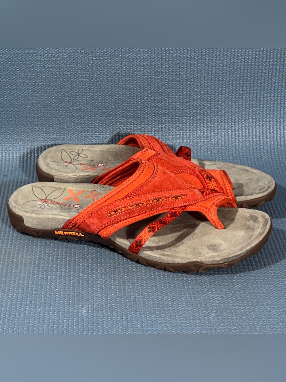 Merrell Women’s Terran II Orange Outdoor Sandals Size 9